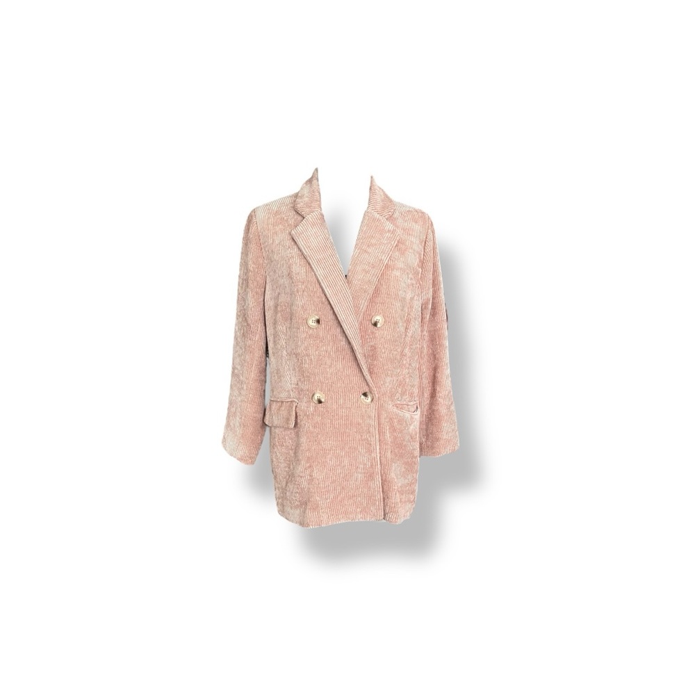𝐄𝐍 𝐒𝐀𝐈𝐒𝐎𝐍 Blush Corduroy Blazer